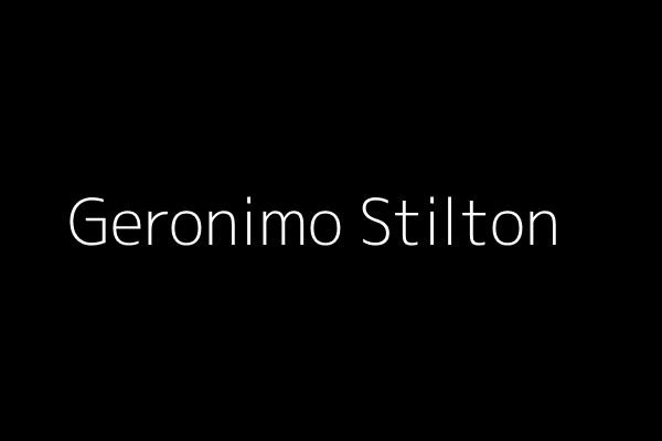 Geronimo Stilton